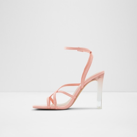 ALDO Coral Clear Strappy High Heel Sandals - Size 5 / 35 - Picture 2 of 5